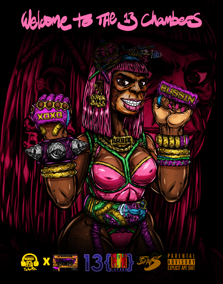 Bussin D Island warrior artwork