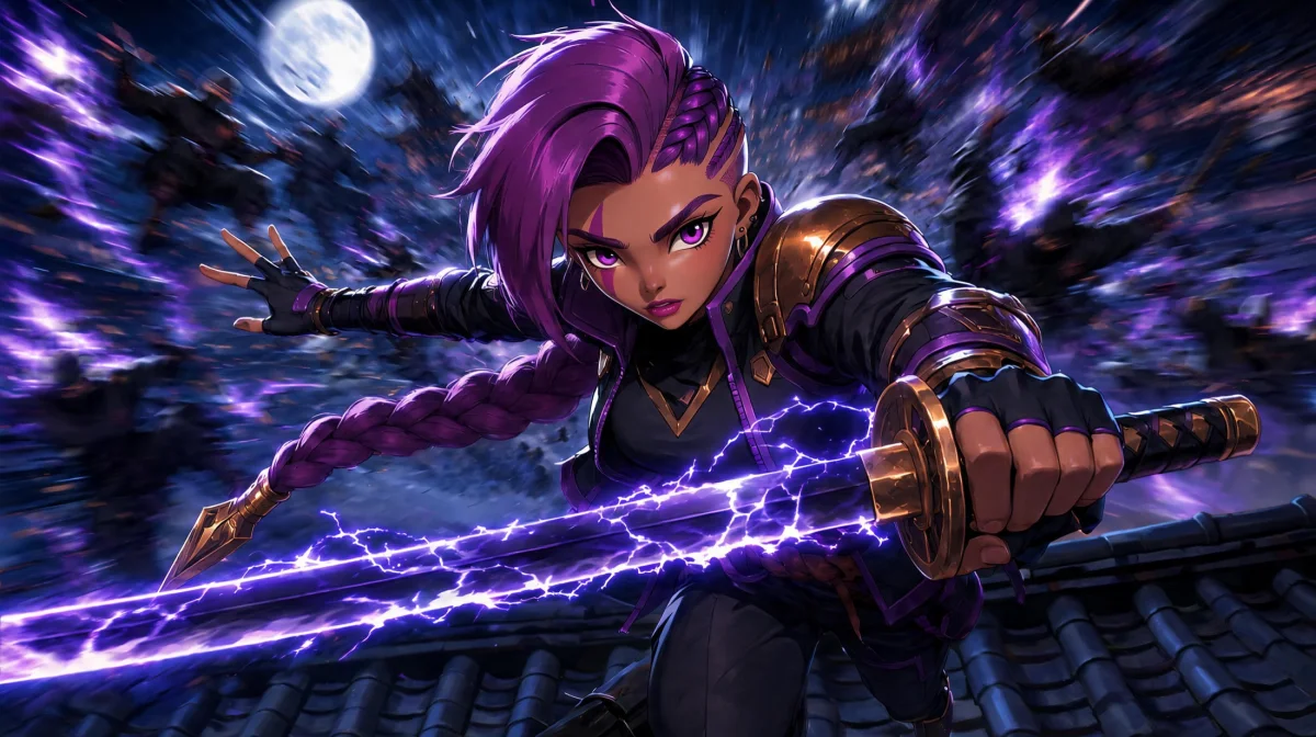 Katsumi electric assassin artwork